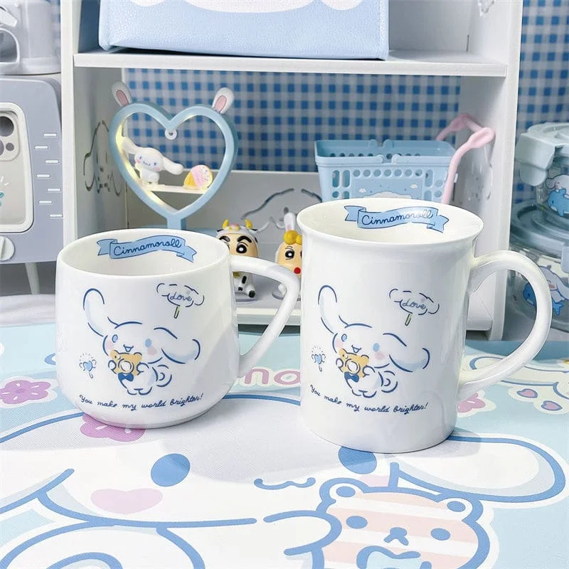 Kawaii Cartoon White Cinnamon Mug ON149