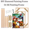DIY Solid Wood Canvas Painting Frame Kit Wooden Photo Poster Inner Frames