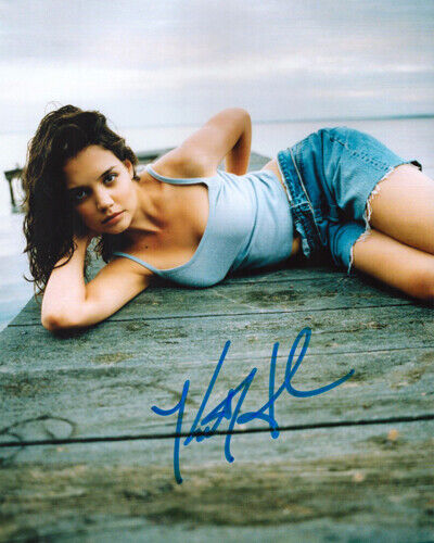 Autographed Photo Poster painting Katie Holmes signed 8 x 10