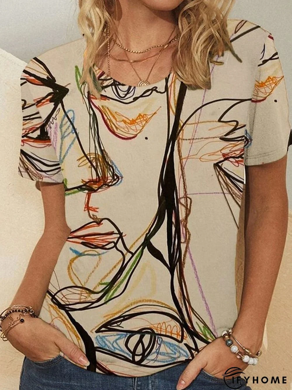 Short Sleeve Floral T-shirt | IFYHOME