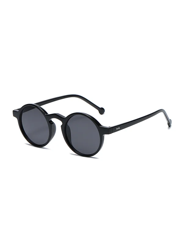 Round Cut Sun Protection Sunglasses Accessories