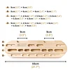 Wooden Hangboard Portable Rock Climbing Hangboard with Suspension Training