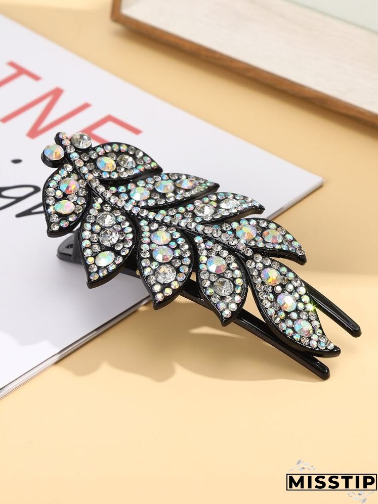 Rhinestone Decor Hair Clip
