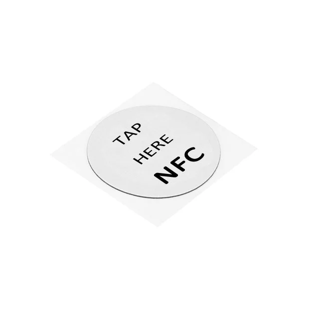 Blank White 14443A Ntag213 Transparent Sticker Ntag216 Ntag424 DNA Stickers NFC Ntag 215 Ntag216 Stickers