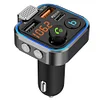 FM Transmitter Bluetooth-Compatible 5.0 PD 20W QC3.0 Hands-Free MP3 Player Radio