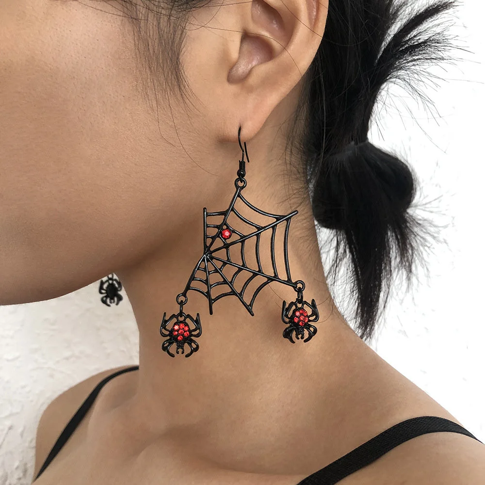 Women's Earrings Special Halloween Spiders Earring