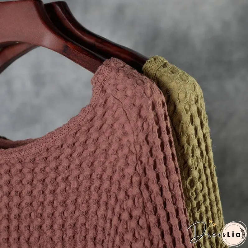 Women Spring Casual Irregular Sweater