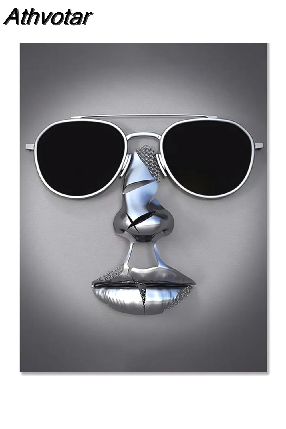 Athvotar Figure Statue Canvas Painting Romantic Abstract Posters Prints Wall Art Pictures Modern Living Room Decorations for Home