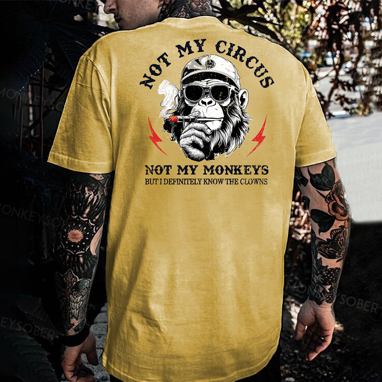 Not My Circus Not My Monkeys But I Definitely Know The Clowns T-shirt