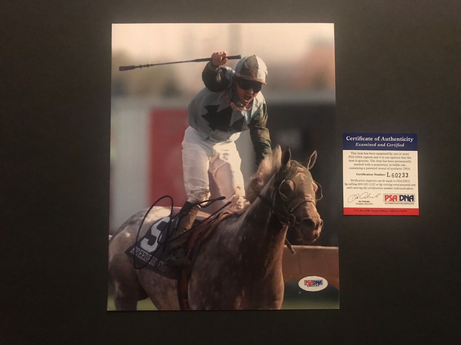 Corey Nakatani signed autographed jockey horse racing 8x10 Photo Poster painting PSA/DNA cert