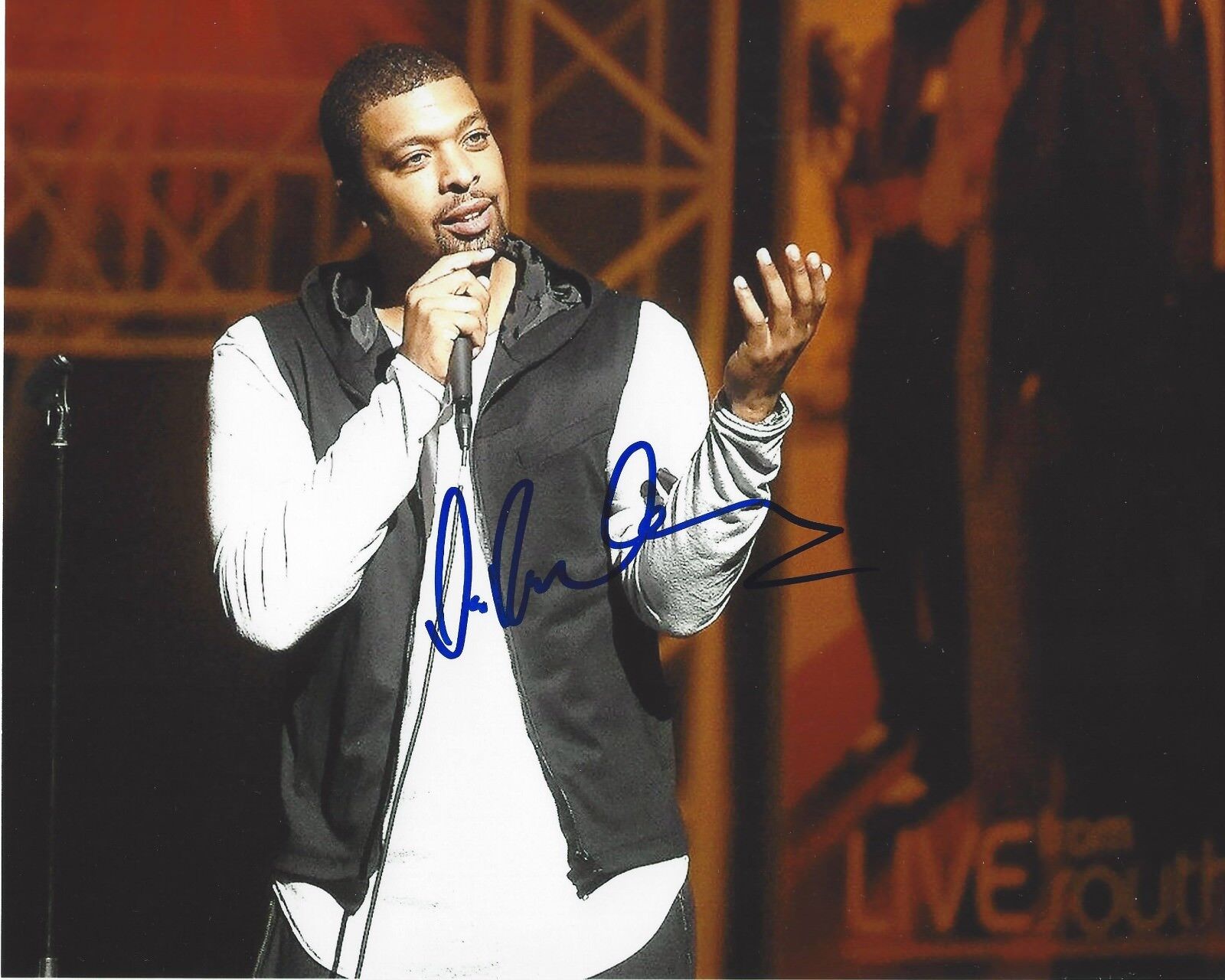 COMEDIAN ACTOR DERAY DAVIS SIGNED 8x10 Photo Poster painting w/COA 21 JUMP STREET BARBERSHOP