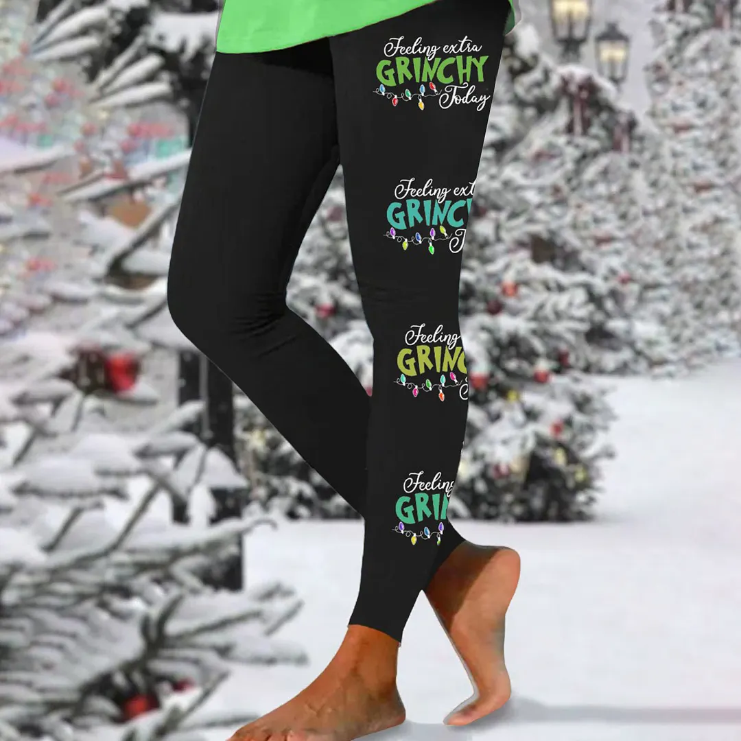Churchf Churchf WISH Print Bottom Green Pattern Pants Women's Boots