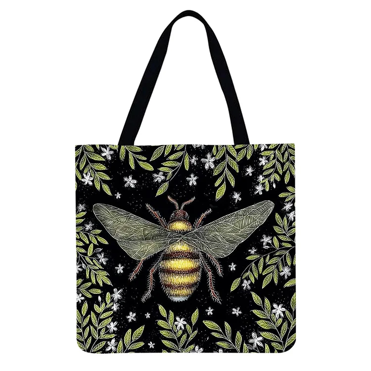 Bee - Linen Tote Bag