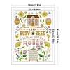 (Stamped/Counted) Bee House-14CT Cross Stitch 30*41cm/11.81*16.14in