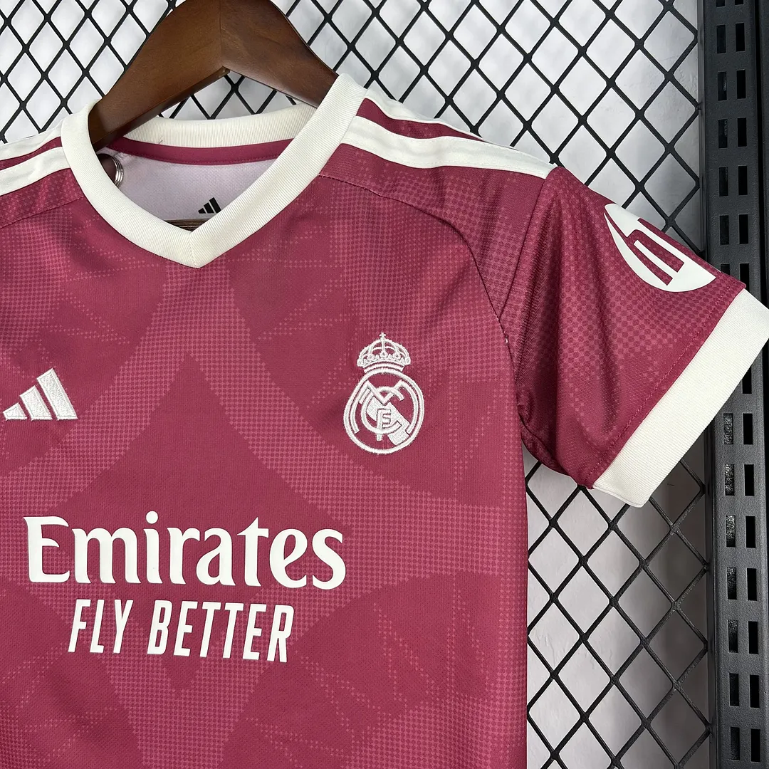 26/27 Real Madrid Third Away Kids Kit Football Shirt Thai Quality