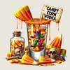 (Multi-Style) Halloween Magic Drinks-14CT Stamped Cross Stitch 50*50cm/19.69*19.69in