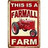 Tractor - Metal Tin Signs(8*12Inch/12*16Inch) - Garage&Transport