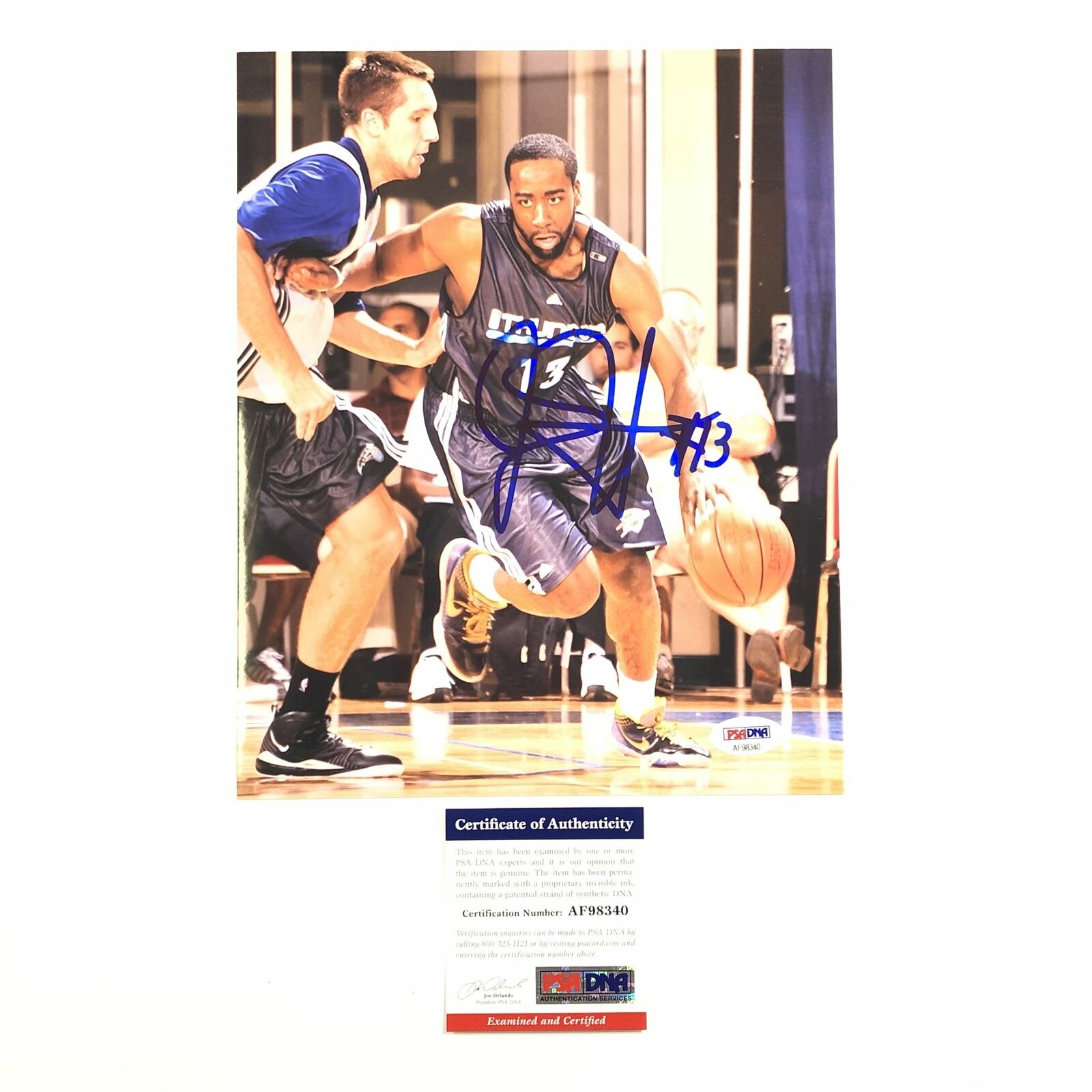 James Harden signed 8x10 Photo Poster painting PSA/DNA Oklahoma City Thunder Autographed