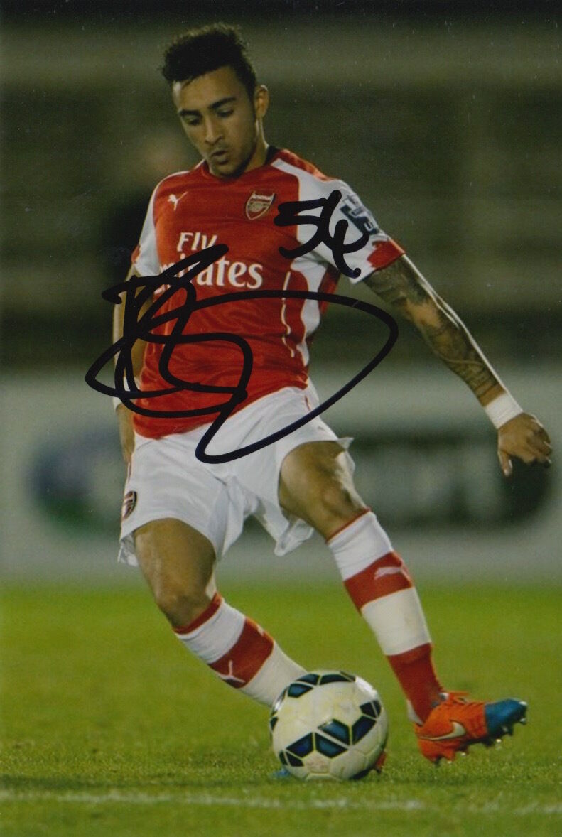 ARSENAL HAND SIGNED BRANDON ORMONDE-OTTEWILL 6X4 Photo Poster painting 1.