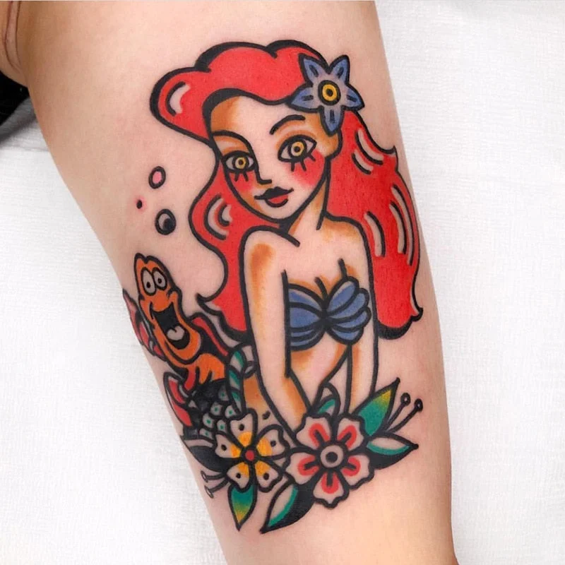 Japanese Cartoon Tattoo Stickers Female Anime Waterproof Cute Sexy Fashion Art Fake Tattoos Lasting Flower Arm Temporary Tattoos