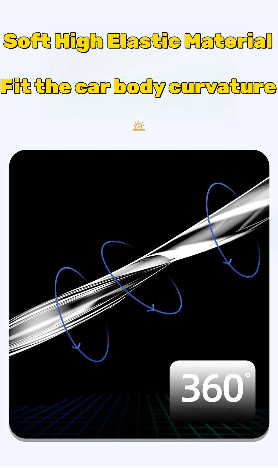 Multi-function door anti-collision warning light