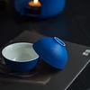 Klein Blue Ceramic Tea Set Household Afternoon Tea Warming Tea Boiling Tea Set