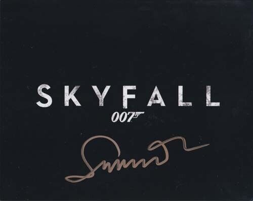 SAM MENDES 007 JAMES BOND AUTOGRAPH DIRECTOR SKYFALL AND SPECTRE IN-PERSON