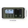 10000mAh Emergency Radio Solar/Hand Crank Charging Multifunctional DAB FM Radio