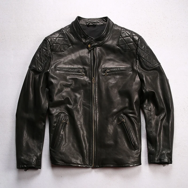 Celebrity-Inspired Genuine Leather Jacket