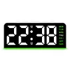 LED Digital Alarm Clock Bedside Alarm Clock Large Number Display for Home Office