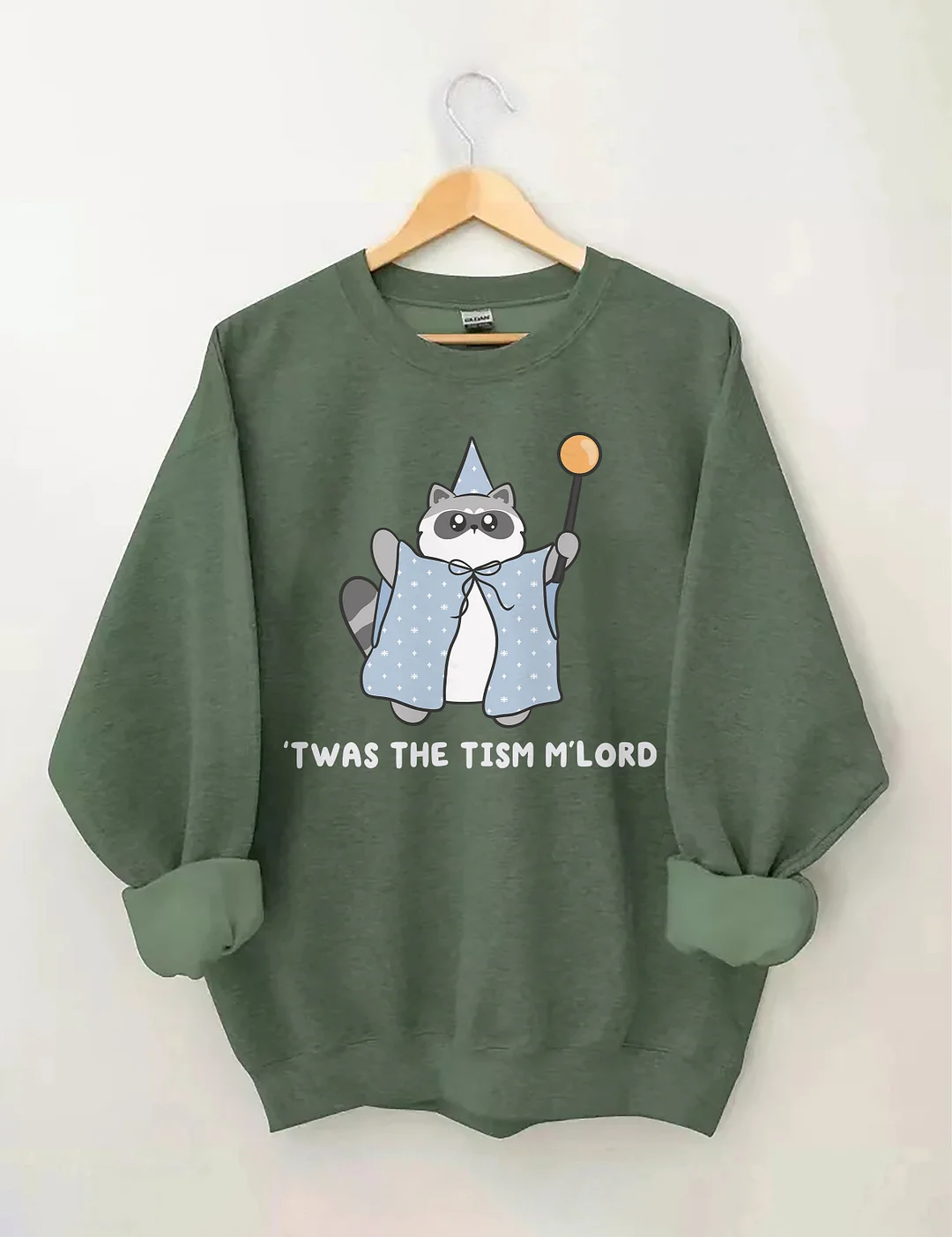 'Twas The Tism M'lord Raccoon Sweatshirt