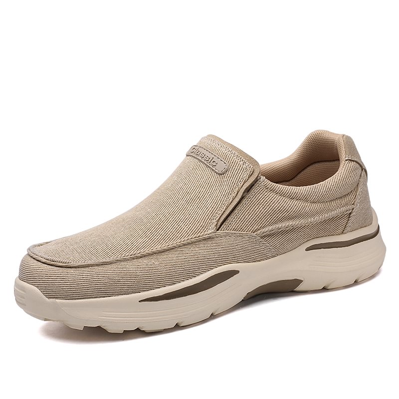 Letclo™ Men's Canvas Slip-On Sneakers letclo Letclo