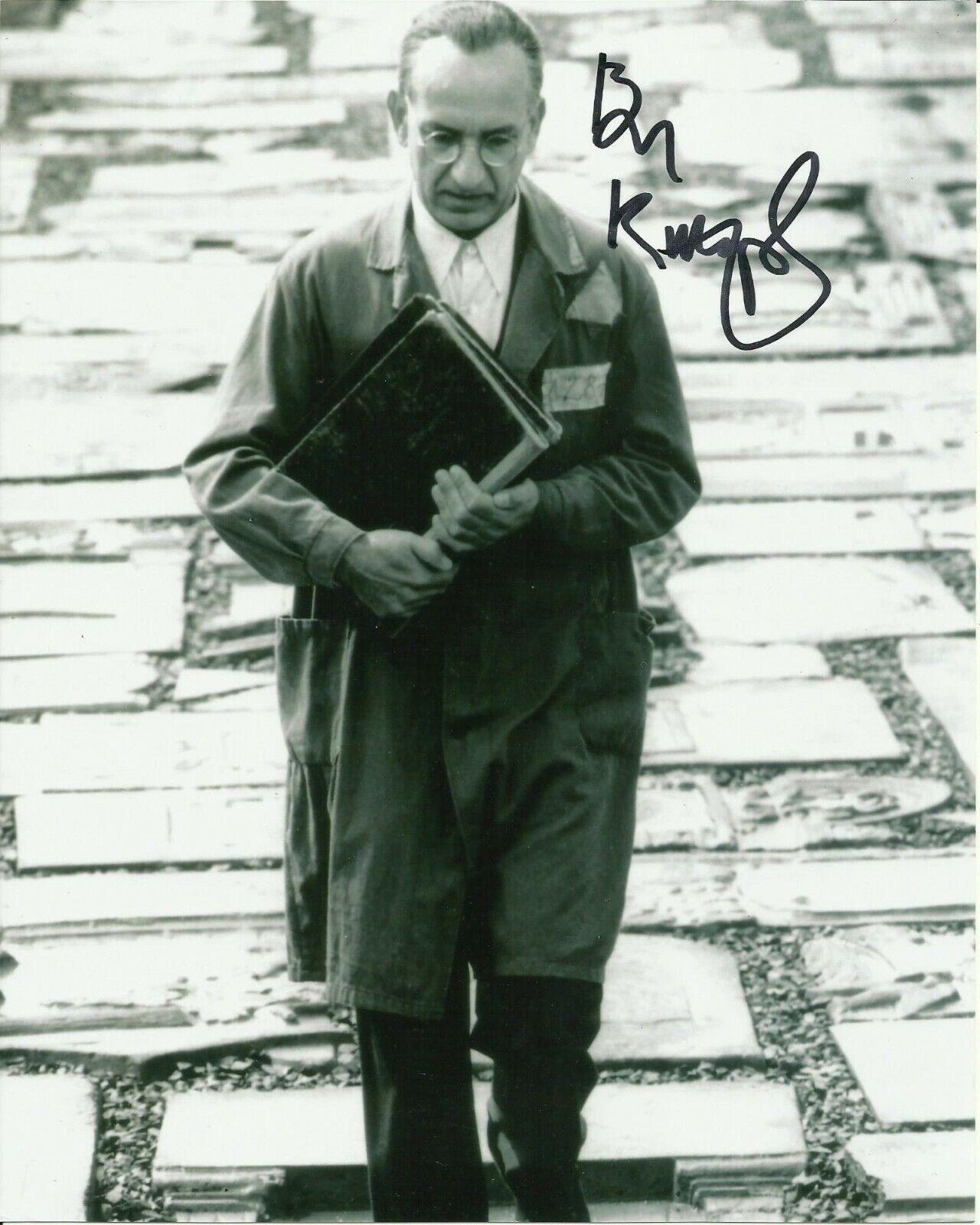 BEN KINGSLEY SIGNED SCHLINDERS LIST Photo Poster painting UACC REG 242