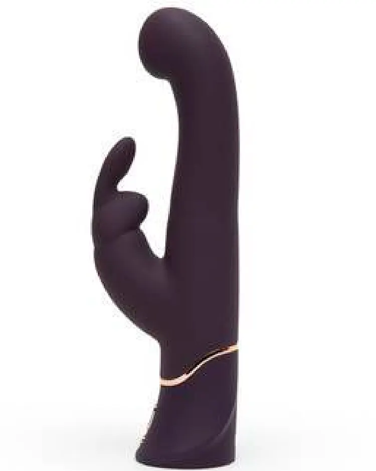 pornhint Pornhint Fifty Shades Of Grey Greedy Girl Stroking Motion G-Spot Rabbit Vibrator