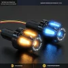 Motorcycle balance terminal, handlebar plug, handlebar stopper, decorative light