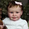 20" Innocent Handmade Blue Eyes Reborn Newborn Caucasian Doll Girl Ratiji - RBBI-Myrebornbabydoll&reg; Myrebornbabydoll&reg;