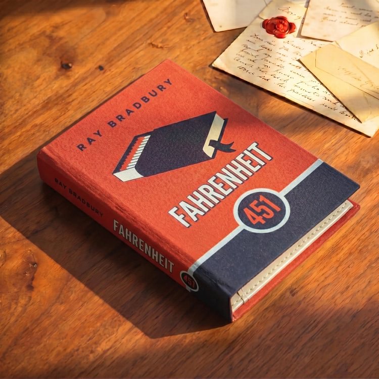 Fahrenheit 451 by Ray Bradbury Book Wallet