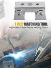 Magnetic V Type Welding Jig Clamps Adjustable V Pads F-Clamp Fixture Holder