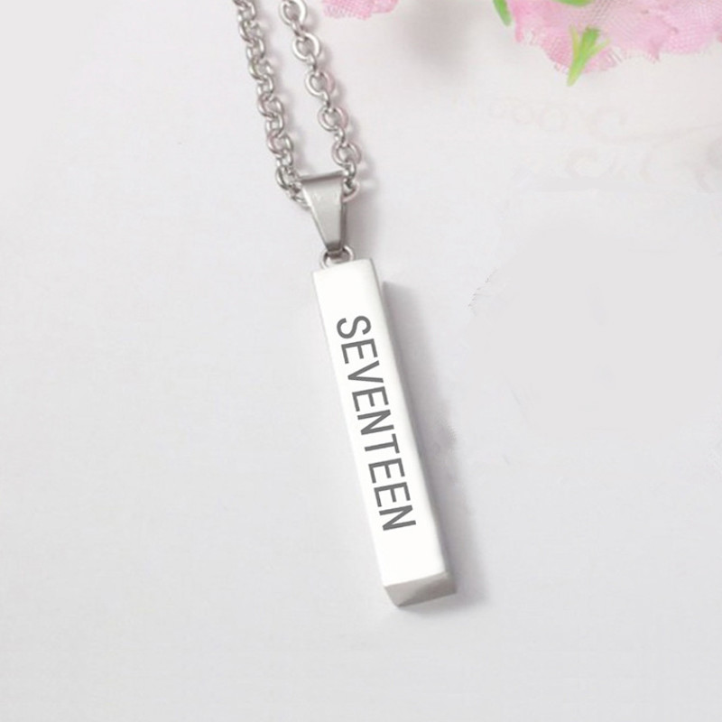 SEVENTEEN Name Stainless Steel Necklace officialsvtshop