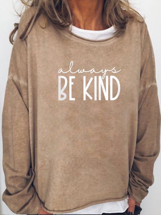 Long Sleeve Crew Neck Be Kind Sweatshirt