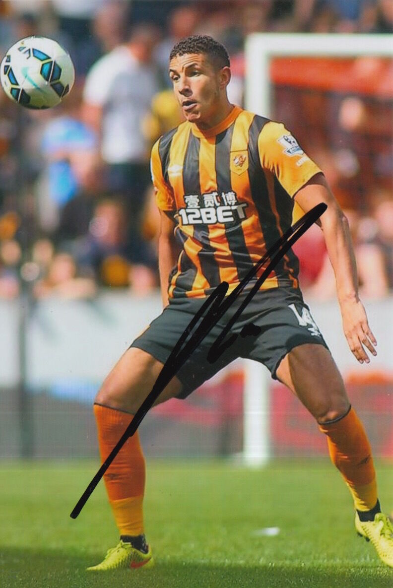 HULL CITY HAND SIGNED JAKE LIVERMORE 6X4 Photo Poster painting.