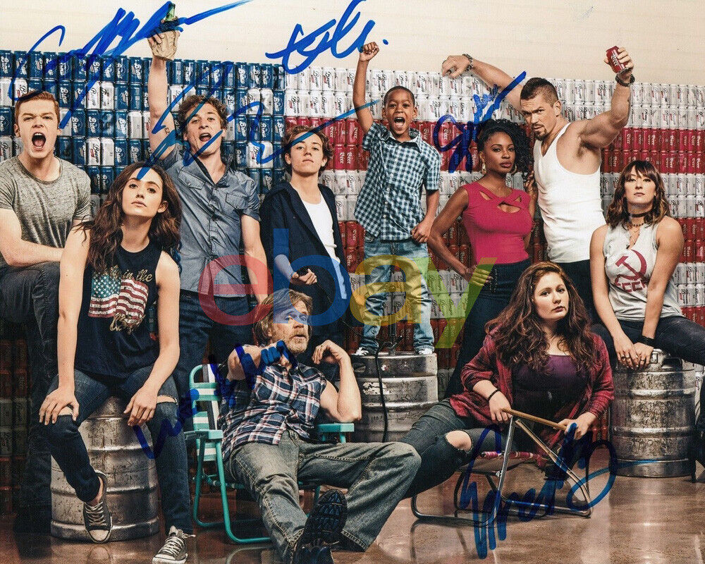 SHAMELESS cast Autographed 8x10 Photo Poster painting signed reprint