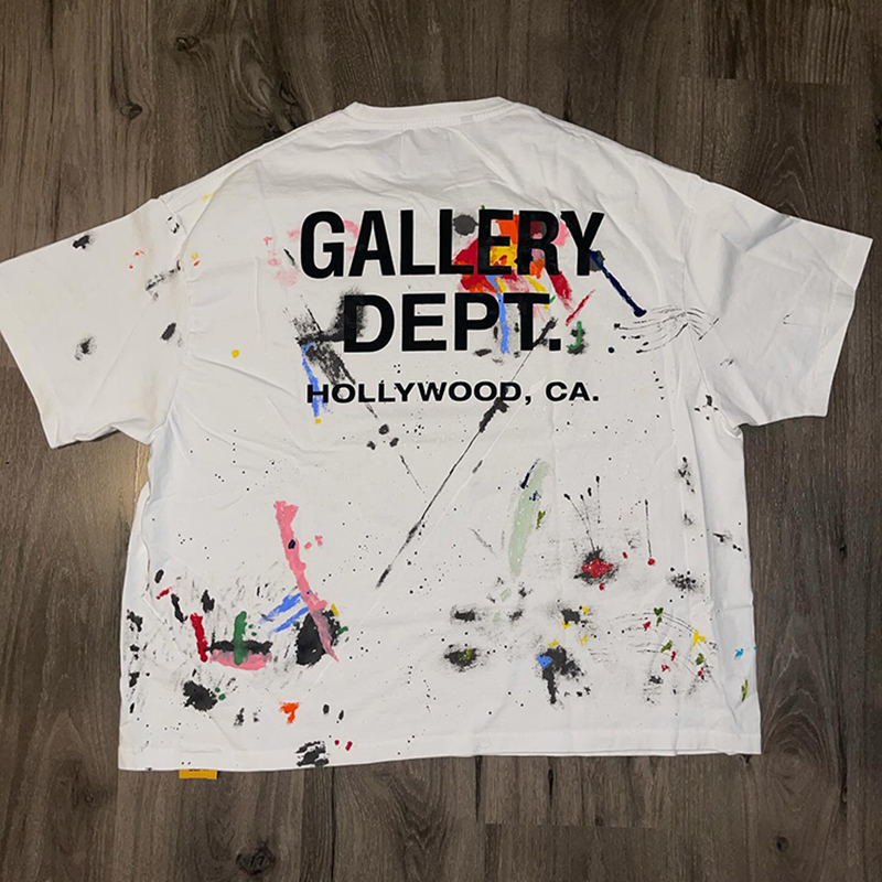 Gallery Dept Print Casual Cotton Short Sleeve T-Shirt / TECHWEAR CLUB / Techwear