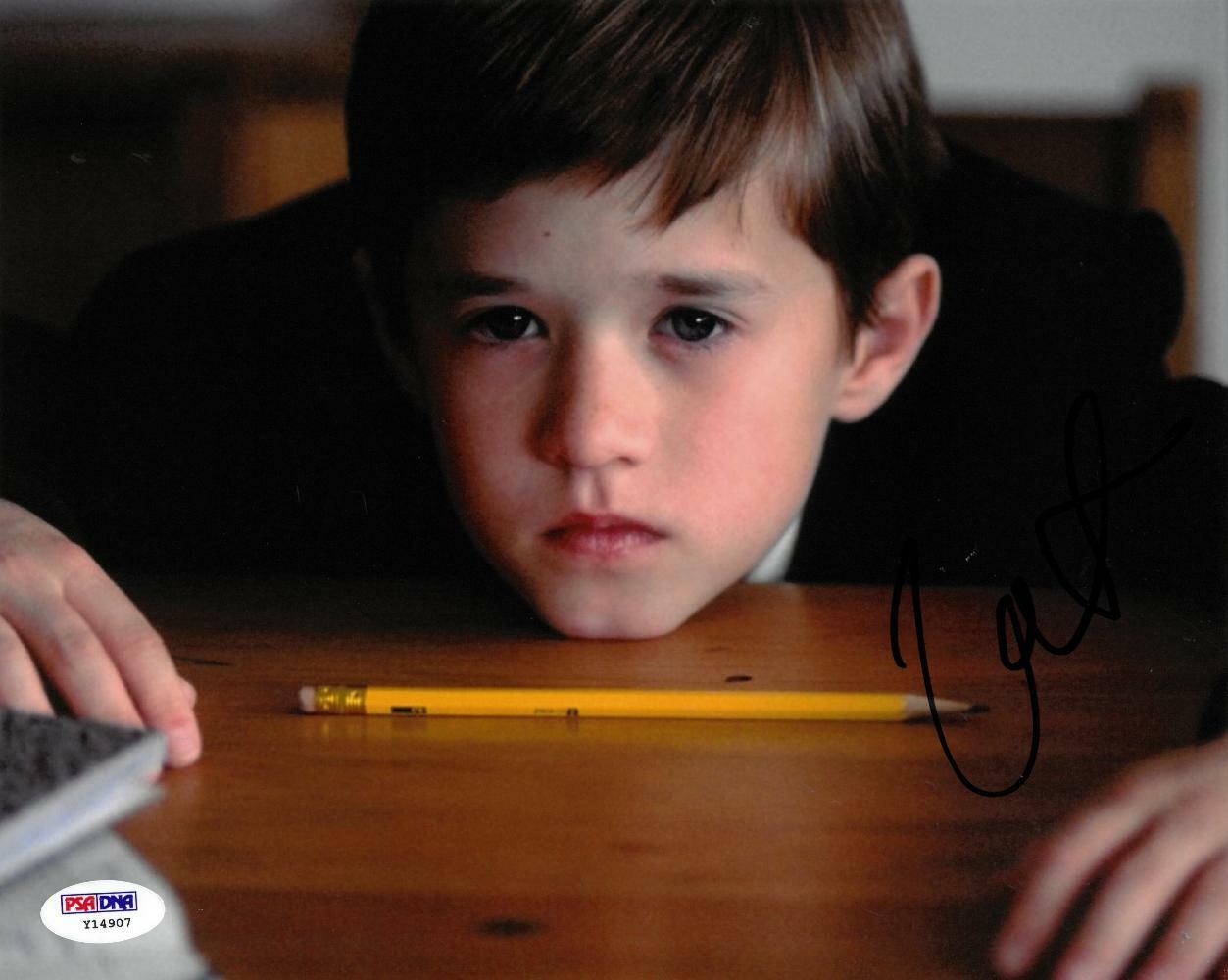 Haley Joel Osment Signed Sixth Sense Autographed 8x10 Photo Poster painting PSA/DNA #Y14907