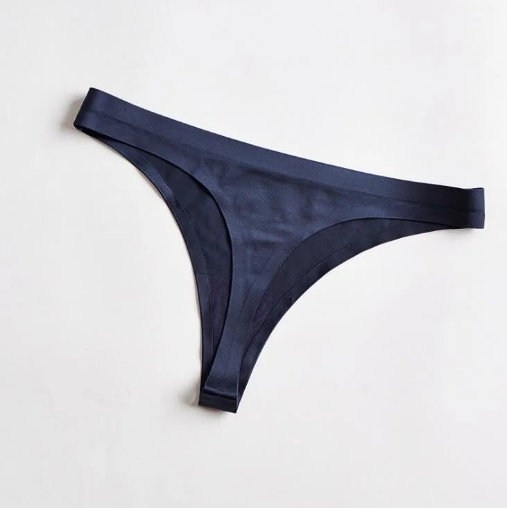 Billionm Thongs Panties Women Briefs Nylon Ultra-thin G-string Soft Lingerie Female Underwear Ice Silk Briefs Plus Size 3XL 4XL