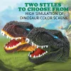 Simulated dinosaur transmitter electric burst large-capacity sound and light Tyrannosaurus rex hand puppet head toy