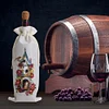 DIY Diamond Painting Wine Bags Diamond Art Liquor Bottle Covers Kit(Flower Birdcage)