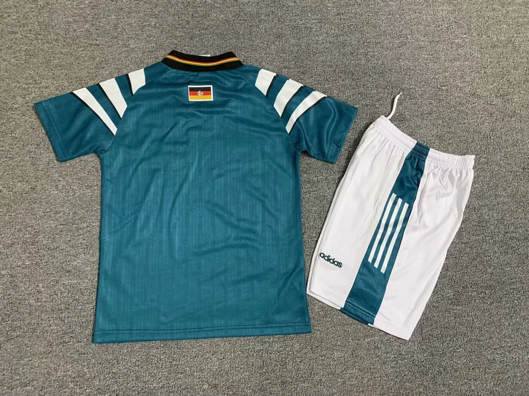 1996 Retro Kids Size Germany Away Soccer Jersey