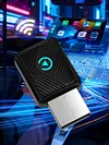 BT 5.3 Wireless Android Auto Car Adapter & CarPlay for Apple iPhone 8+ & Android