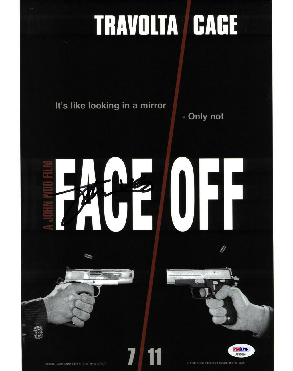 John Woo Signed Face Off Authentic Autographed 11x14 Photo Poster painting PSA/DNA #AF49024